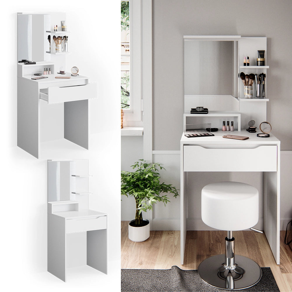 Vicco Tavolo da toeletta Bianco 60 cm