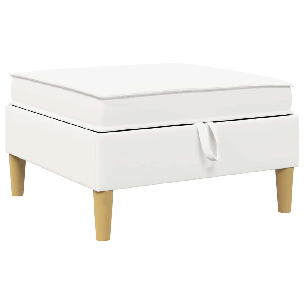 Set di divani modulari con spazio di archiviazione 5 pcs Bianco