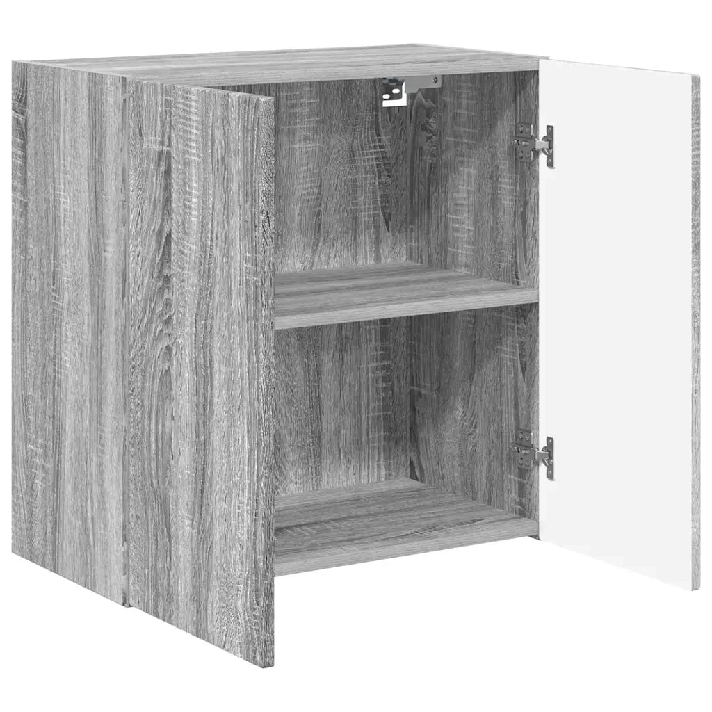 Mobile TV da parete Grigio Sonoma 59,5 x 31 x 60 cm 892355