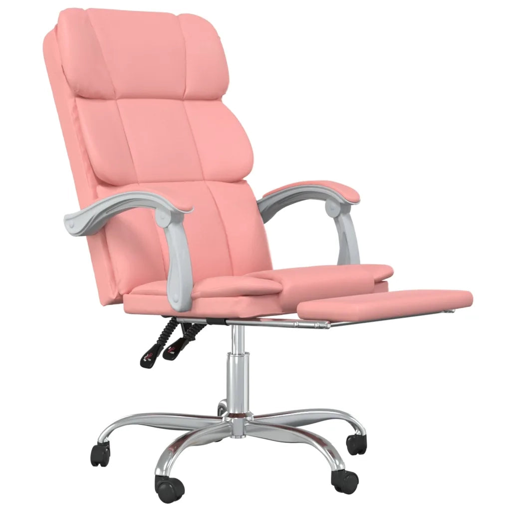 Poltrona da Ufficio Reclinabile Rosa in Similpelle cod mxl 8305