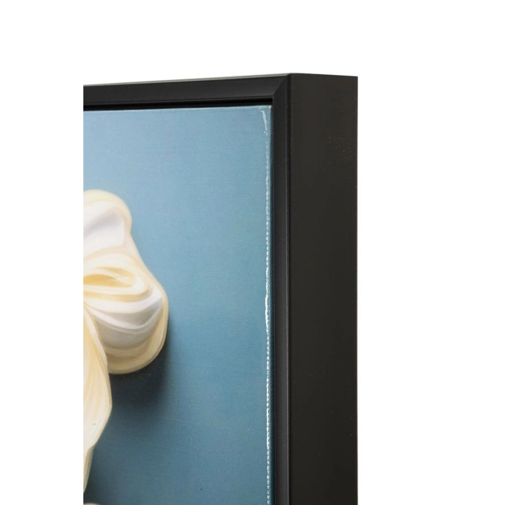 Stampa su Tela Fiori 71, Multicolore, Legno, 82x4x82 cm
