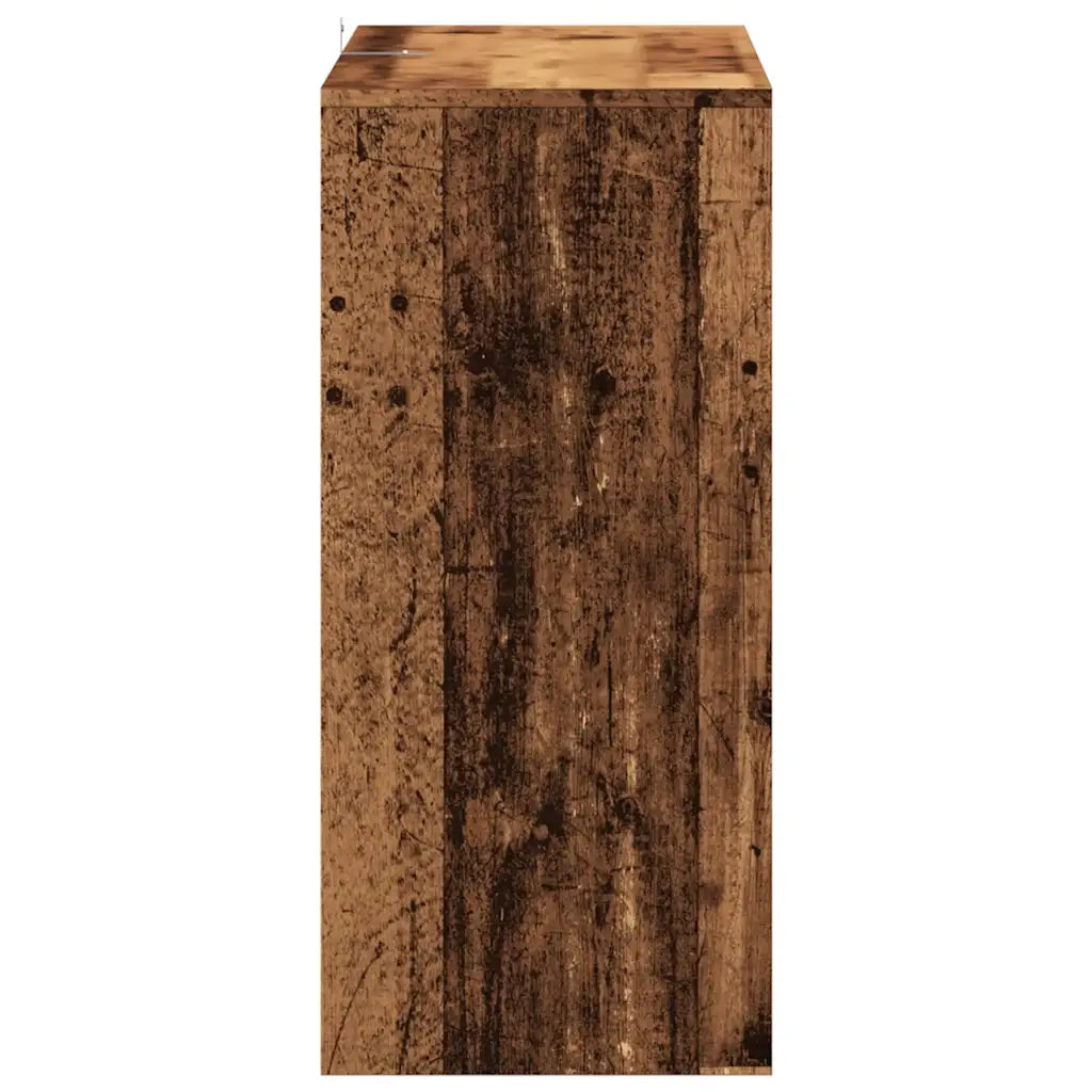 Tavolino Consolle-Tavolino da soggiorno-Tavolo Legno Vecchio 100x35x76,5 cm in Truciolato