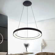 Trade Shop - Lampadario Pendente Led 60 Watt Cct Lampada Sospensione Circolare 78cm Luci 230v -