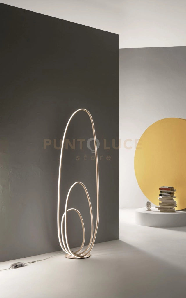PIANTANA GOLDEN ORO H.160CM LED 3000K 2280LM 45W DIMMERABILE