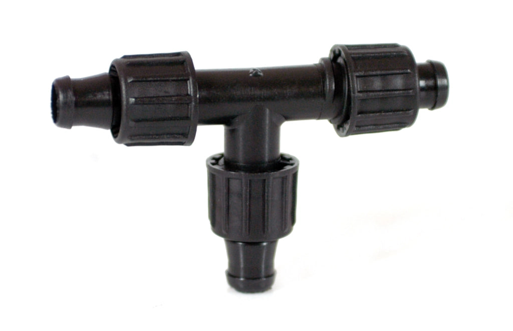RACCORDO A T PER TUBO TAPE Ø MM. 16  mm. 16x16x16 50.00 pz