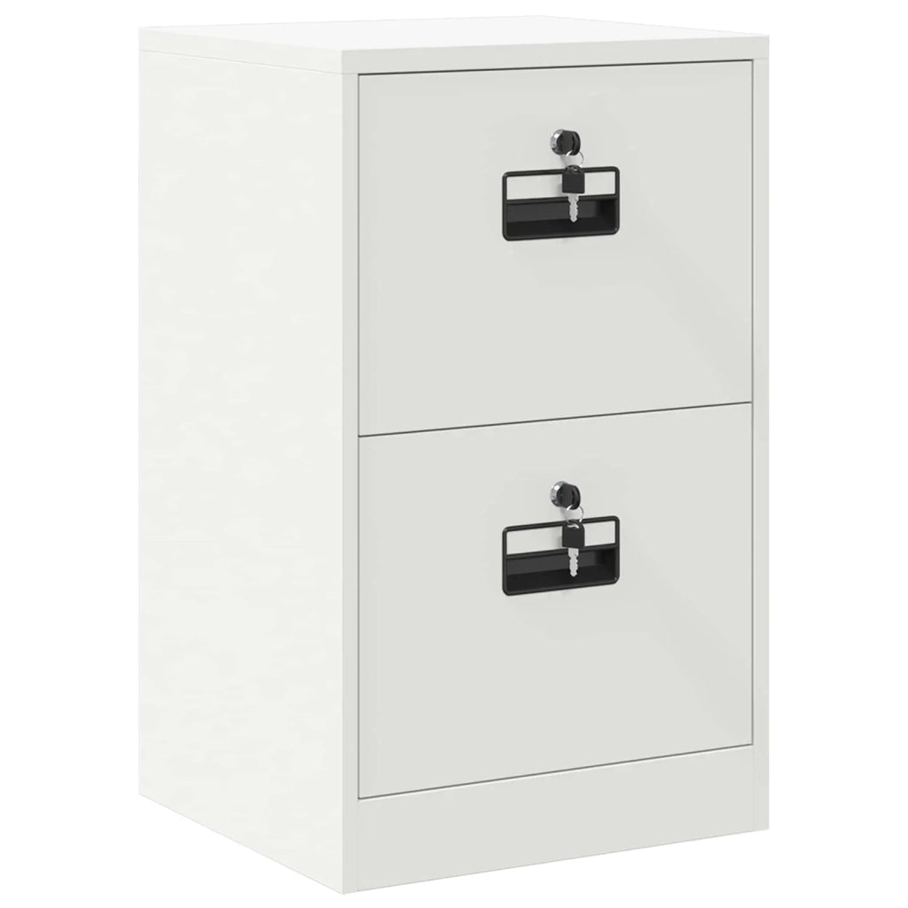 Armadio per File con cassetto Bianco 45,5 x 42 x 74,5 cm
