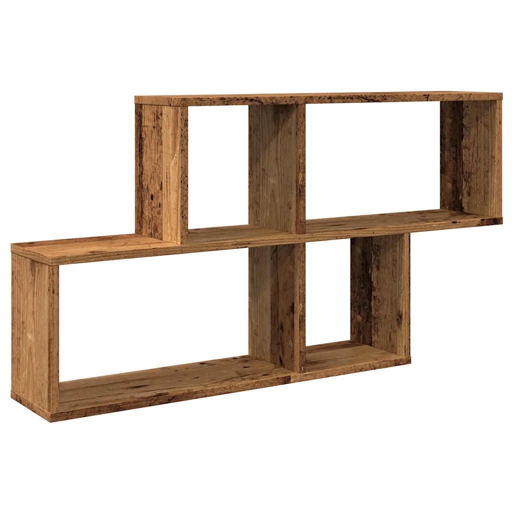 Scaffale a Parete Legno Vecchio 100x18x53 cm in Truciolato 856592