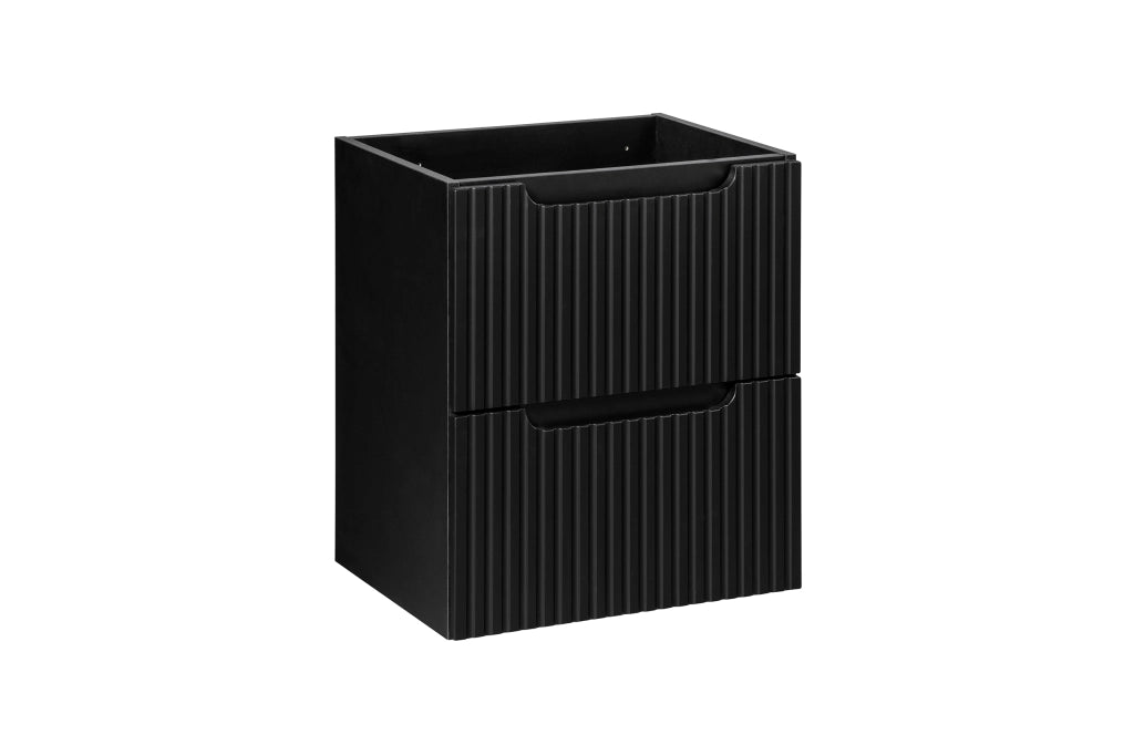 Mobile sottolavabo 50 cm 2 cassetti Nova Black 50 x 57 x 39 cm