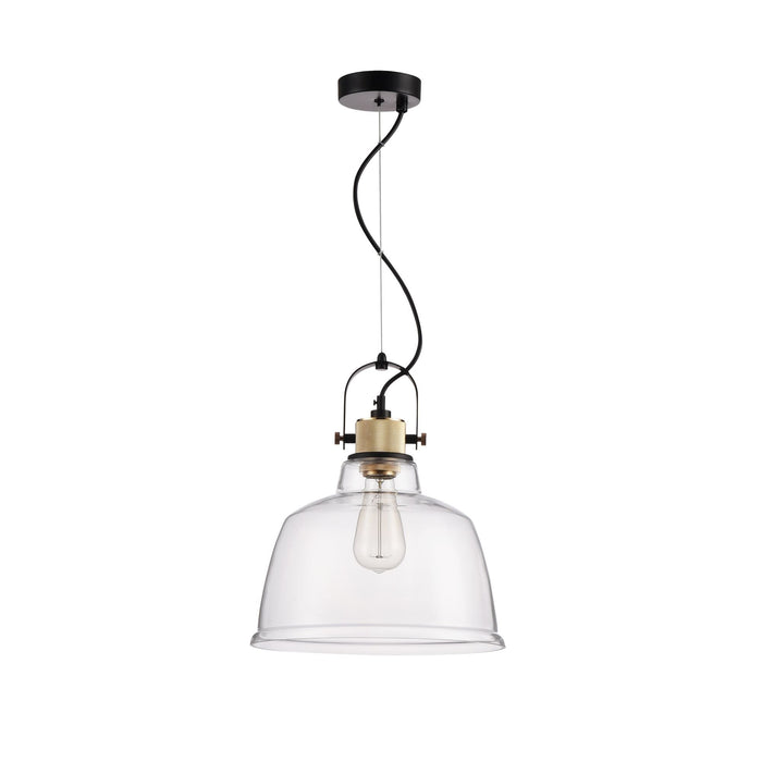 Lampada pendente Pendant in Metallo Irving Nero