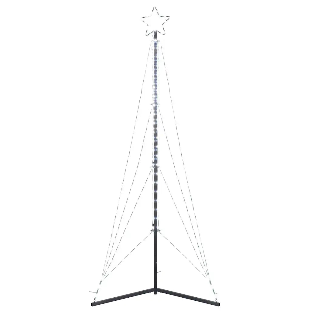Albero di Natale a LED-Luci decorative natalizie 483 LED Bianco Freddo 240 cm