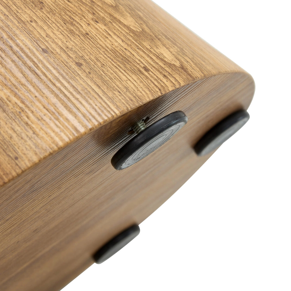 Tavolino da caffè con piano rotondo - per soggiorno - in MDF - 50×48 cm - legno
