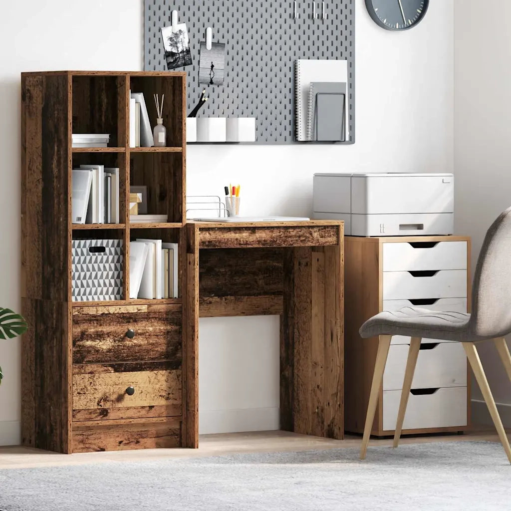 vidaXL Scrivania Legno vecchio 60 x 40 x 76 cm Legno multistrato