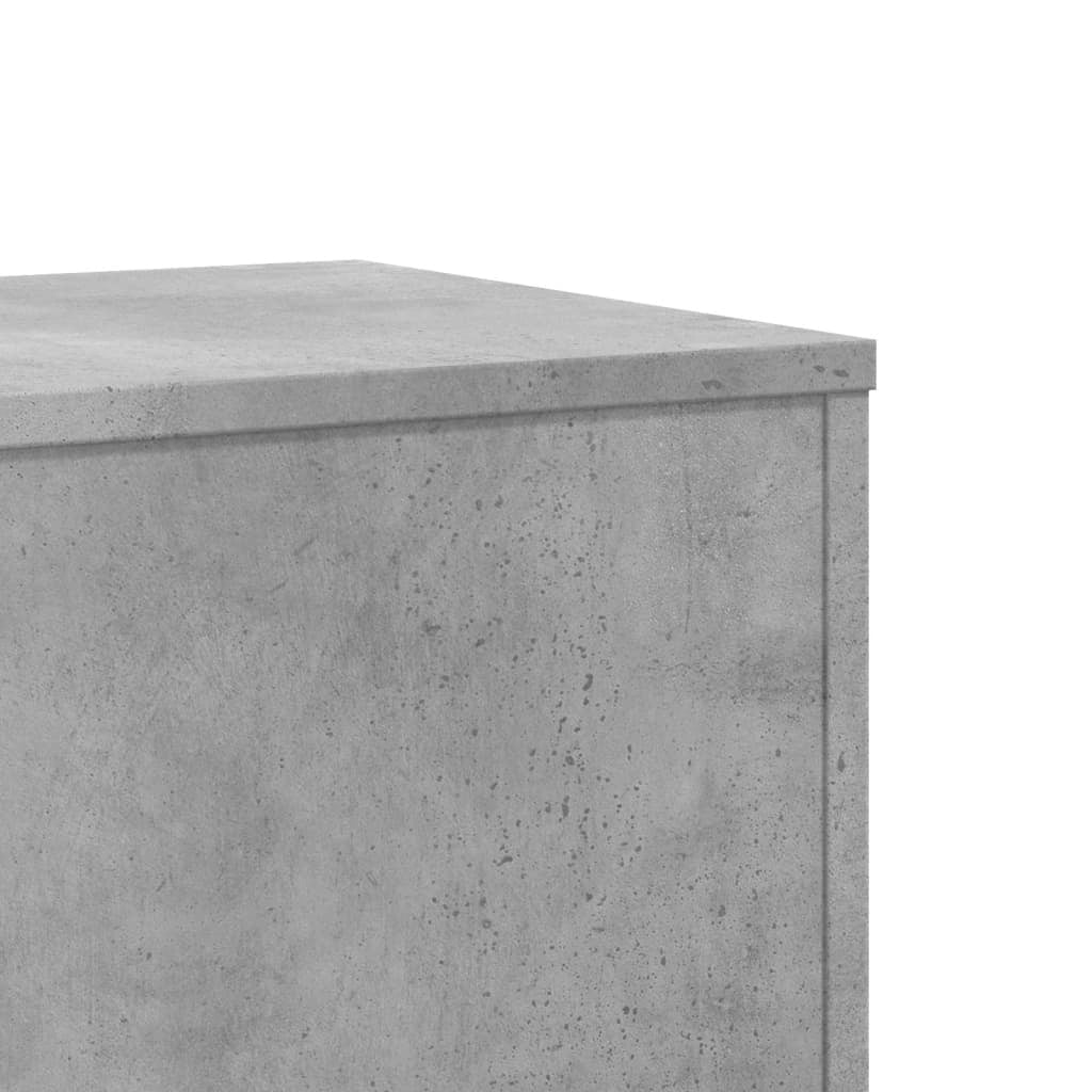 Portavasi mobiletto portafiori 33 x 33 x 100 cm legno ingegnerizzato grigio 02_0045144
