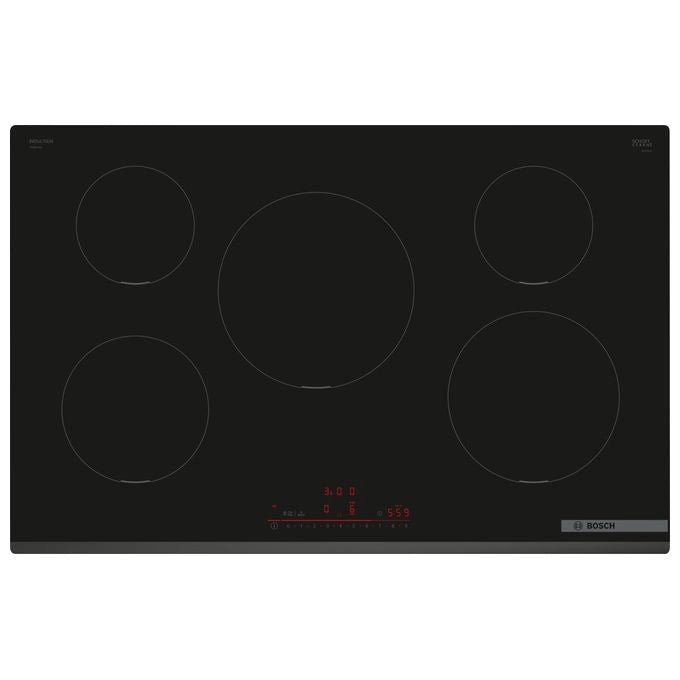 Bosch Serie 6 PIV831HB1E Piano cottura a induzione 80 cm Nero, senza profili
