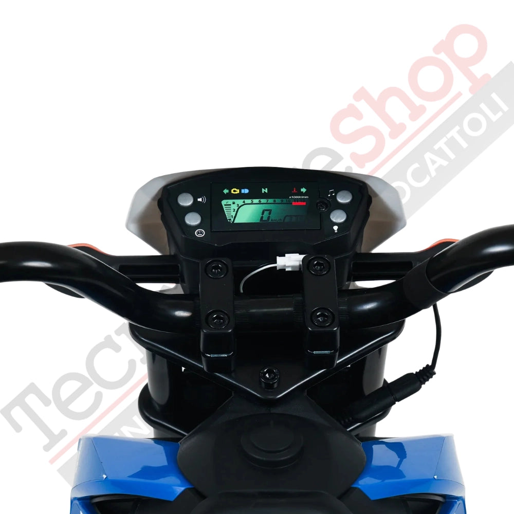 Moto Honda CRF 250 12V per Bambini con Licenza Ufficiale-Blu