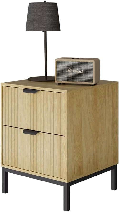Comodino Lennox, Rovere, 40 x 52 cm
