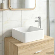 Lavabo da bagno Cromato 36,5 x 36,5 x 13 cm Metallo 890250