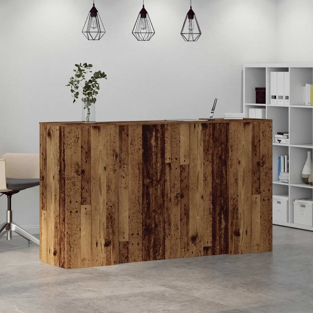 Banco Reception Legno Antico 180x50x103,5 cm Legno Multistrato 3324212