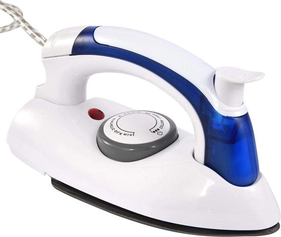 Stiriluogo portatile per abbigliamento - Piastra per stirare abbigliamento - Stiratura appesa - Eliminazione di rughe - Regolazione di temperatura - Manico antiscivolo - Piastre antiaderenti - Normativa europea .