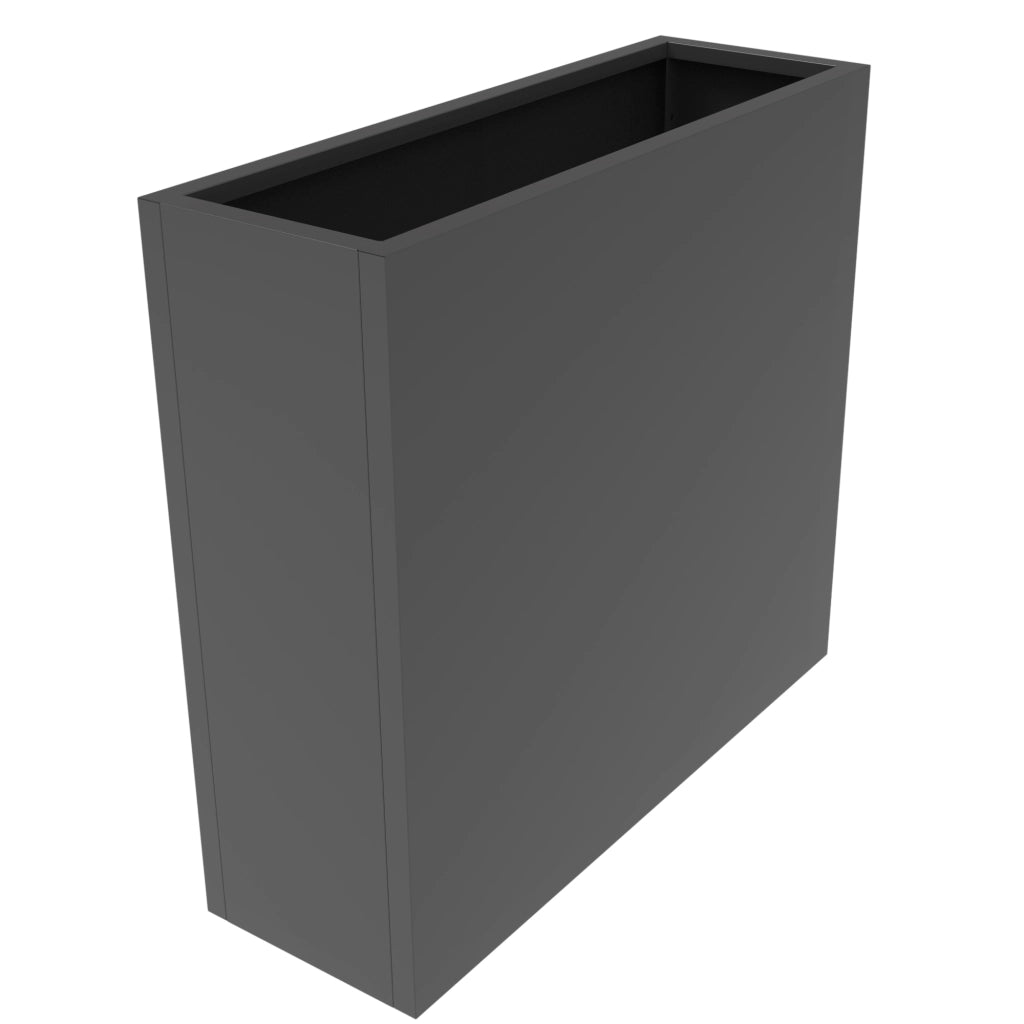 Fioriera Vaargel in Acciaio Portafiori 82x90x30 cm - Grigio Antracite casa.pro