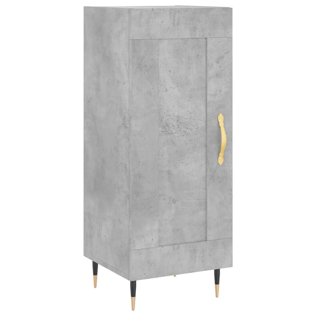 Buffet credenza cassettiera mobiletto mobile contenitore organizer per cucina soggiorno salotto 34,5 x 34 x 90 cm legno ingegnerizzato grigio 02_0031899