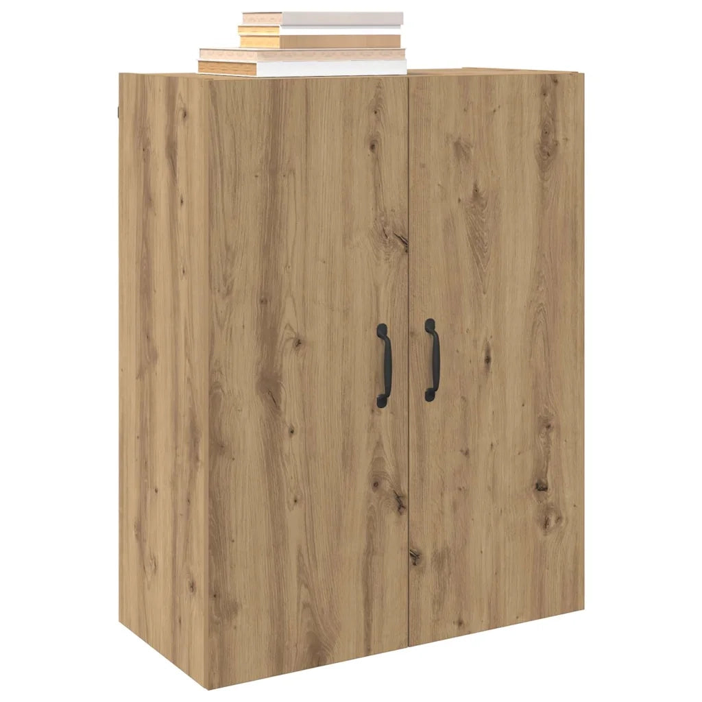 Mobiletto a muro 2 pcs Rovere artigianale 69,5 x 34 x 90 cm