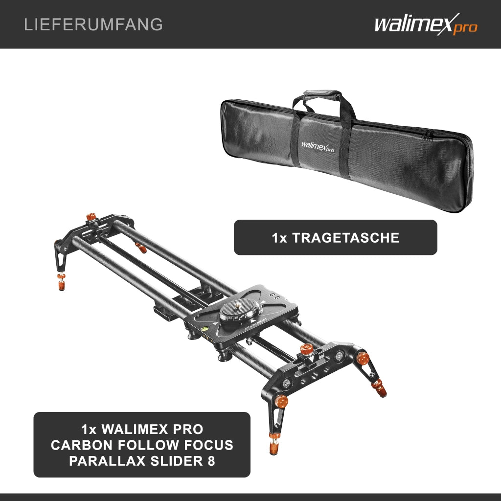 Carbon Follow Focus Parallasse Slider 8