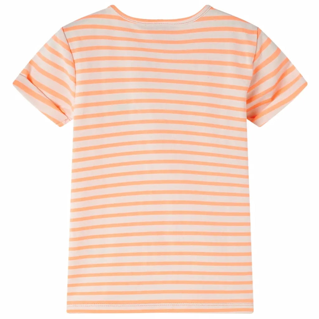 Maglietta da Bambina Arancione Neon 128 10942