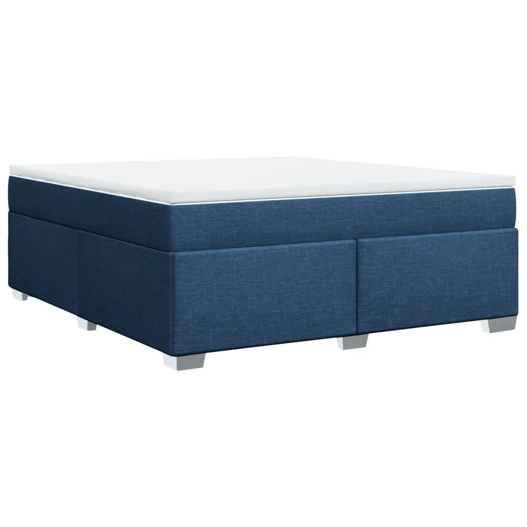 Giroletto a Molle con Materasso Blu 180x200 cm in Tessuto 3285157