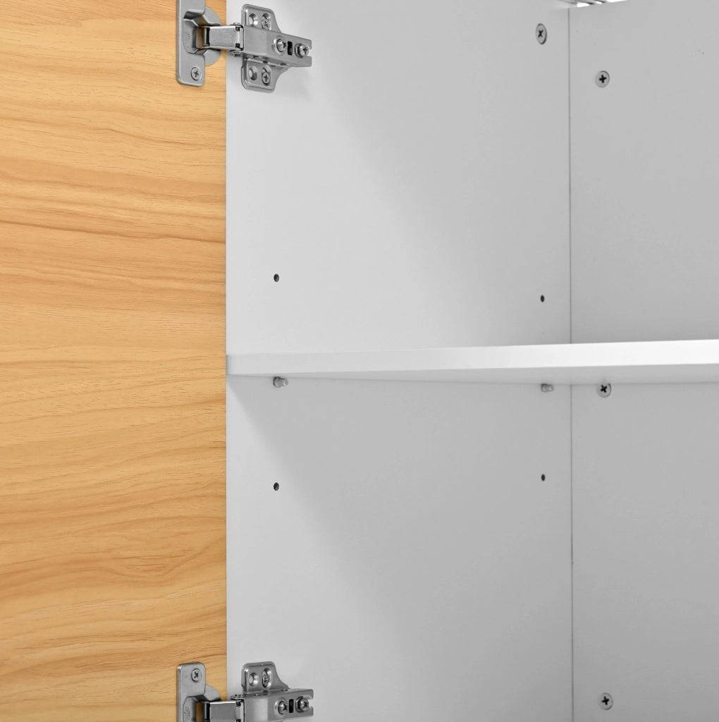 Credenza moderna 160 cm a 4 ante con ripiani regolabili
