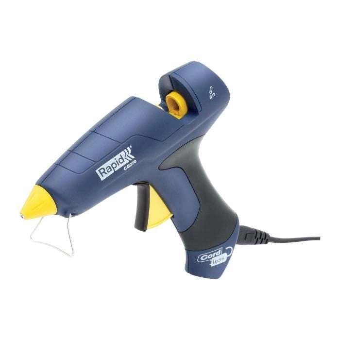 RAPID - Pistola per colla CG270 - Scatola removibile + colla 10 stick