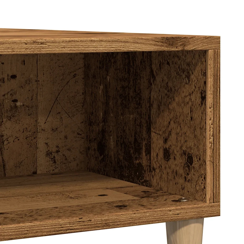 Tavolino da salotto | Tavolino da caff¨¨ | Tavolino da Soggiorno Legno Antico 60x60x30 cm Legno Multistrato