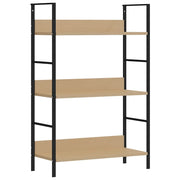 Libreria a 3 Ripiani Rovere 60x27,6x90,5 cm in Truciolato cod mxl 9528
