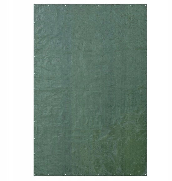 Vela impermeabile tessuta, 30 m² vela di protezione rinforzata, vela disponibile in 10 diverse misure, vela di copertura per pergola, mobili da giardino, vela per barche a motore, con occhielli (5 x 6 m)