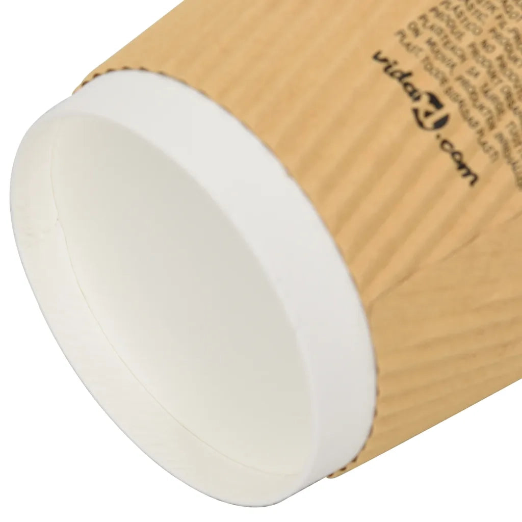 Bicchieri da CaffÃ¨ in Carta 500 pz 12oz 300ml Marrone