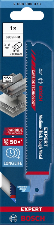 LAMA PER GATTUCCIO BOSCH EXPERT Medium-Thick Tough Metal S955HHM - 2608900373