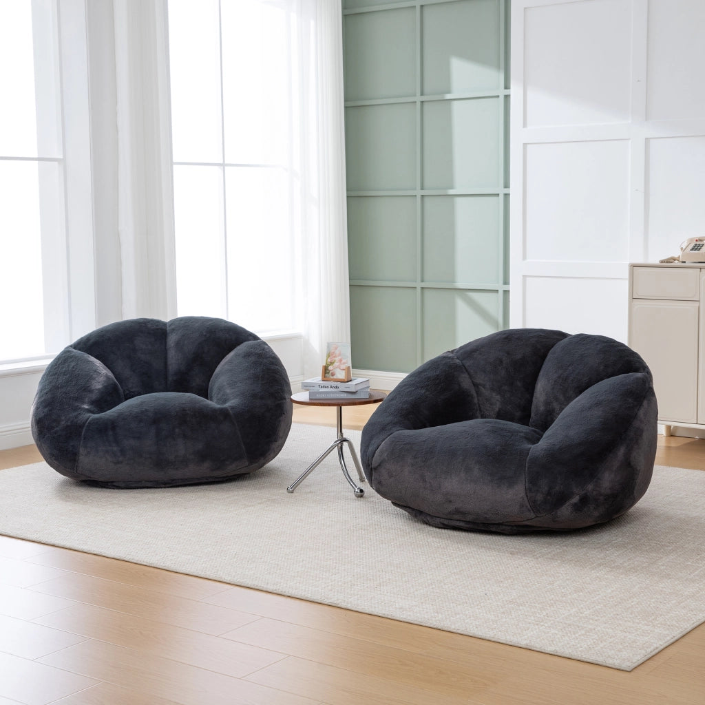 Divano Sacco Morbido in Peluche ¨C MINIMAL ¨C Antiscivolo, Senza Montaggio