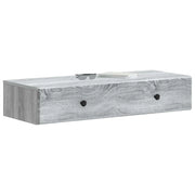 Tavolino da Parete Laterale | Tavolo laterale | Tavolino Grigio Sonoma 87,5 x 34,5 x 17 cm