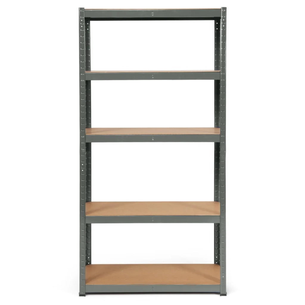 Scaffalatura regolabile a 5 ripiani 90 x 40 x 180 cm grande capacità di 875 kg stile moderno acciaio zincato grigio 20_0012055