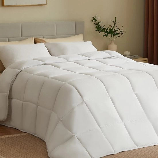 Dekbed 4 Stagioni 240x260 cm - Regolazione di Temperatura e Umidità con Copertura Polyester