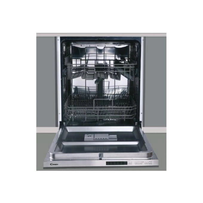 Candy CFS 2D272X-E Lavastoviglie da Incasso Scomparsa Totale 12 coperti Classe E 47 dB 5 Programmi Cerniere Sliding (82x60x55 cm) colore Inox