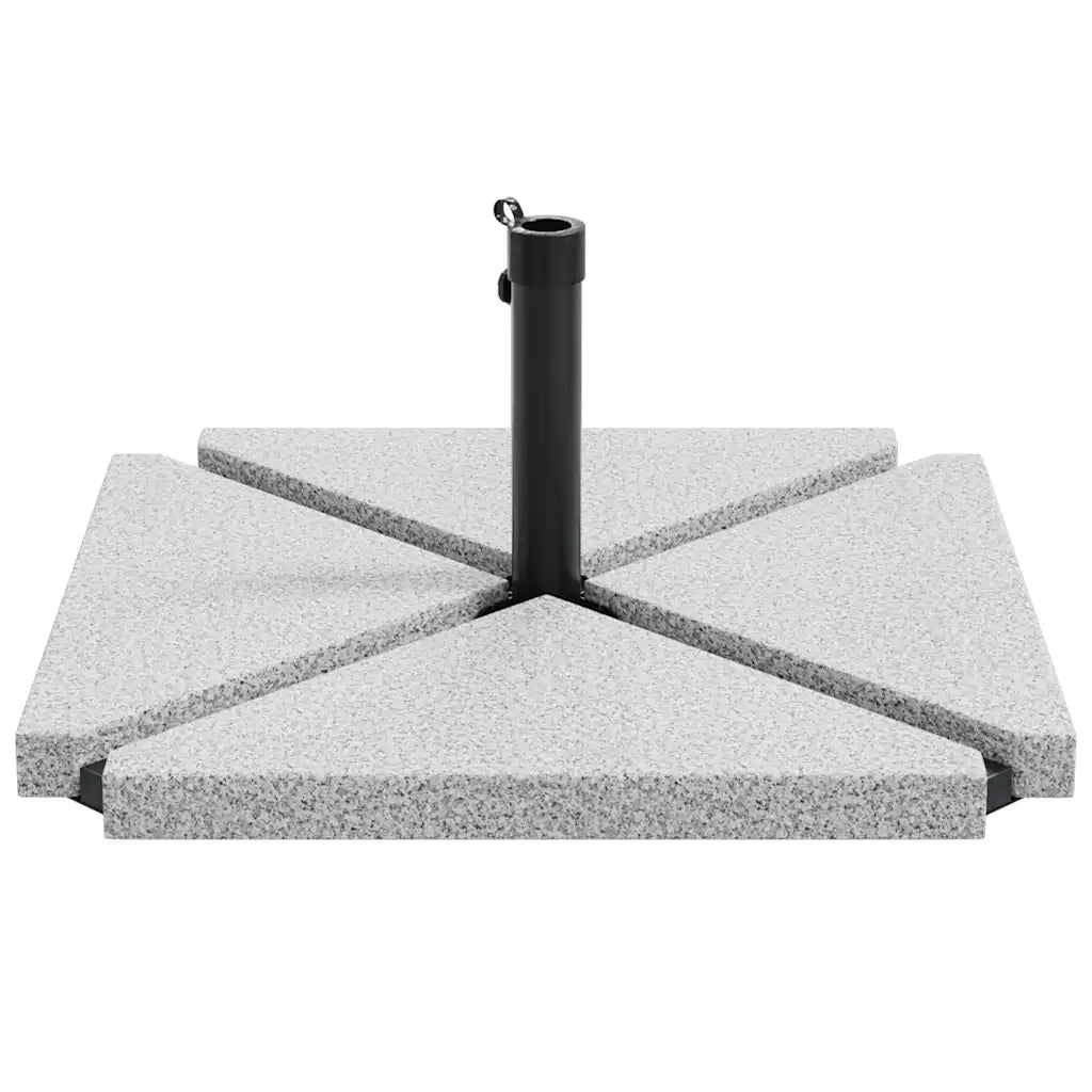 Set Base per Ombrellone da Giardino 5 pz in Granito e Acciaio CFW1593304