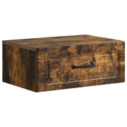 Mobiletto da notte a muro Rovere Fumo 49 x 34,5 x 20 cm 899305