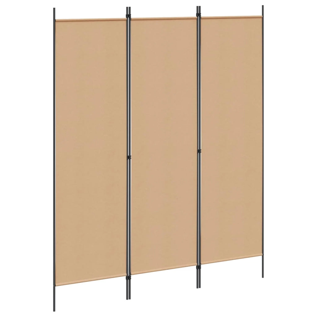 Divider per stanze | Paravento | Divisorio Ambienti Beige 150 x 180 cm Tessuto