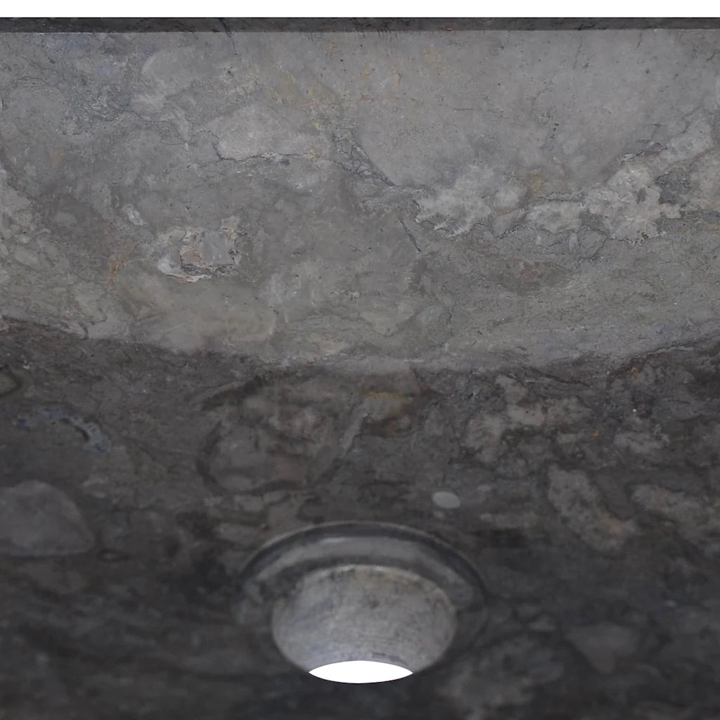 Lavandino Nero 40x40x10 cm in Marmo CFW3263533