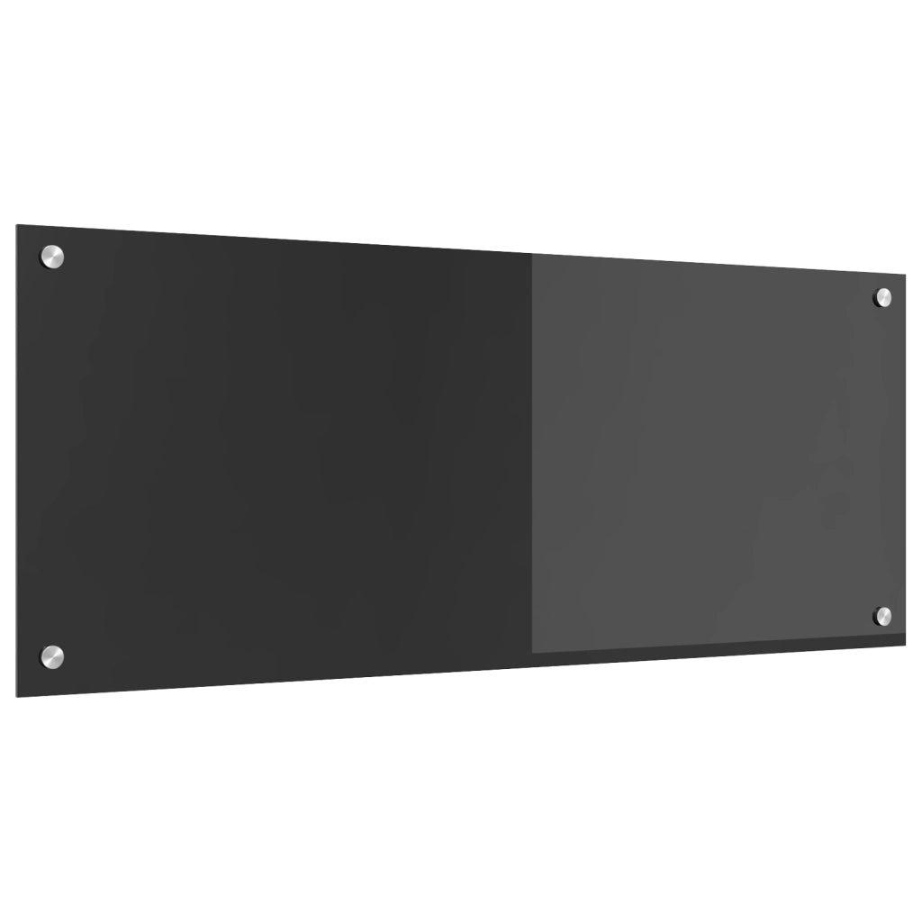 Schermo da Cucina  Grigio Scuro 100x40x0,6 cm Vetri Temperati