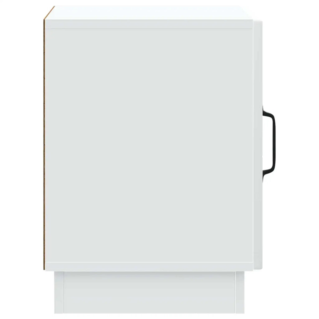 Comodino Bianco 43 x 34,5 x 47 cm Legno ingegnerizzato 895255