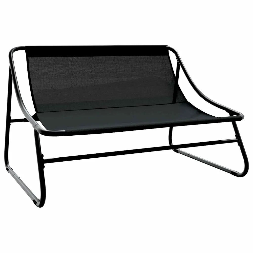 Arredamento da Giardino con cuscino Nero 110 x 81 x 71 cm CFW1382506