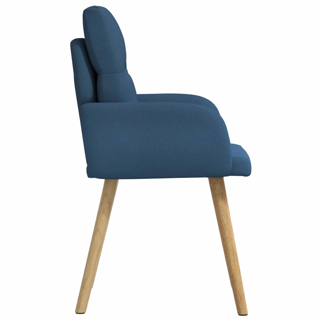 Sedie da pranzo 6 pcs Tessuto Blu 60 x 56 x 96 cm 3428372