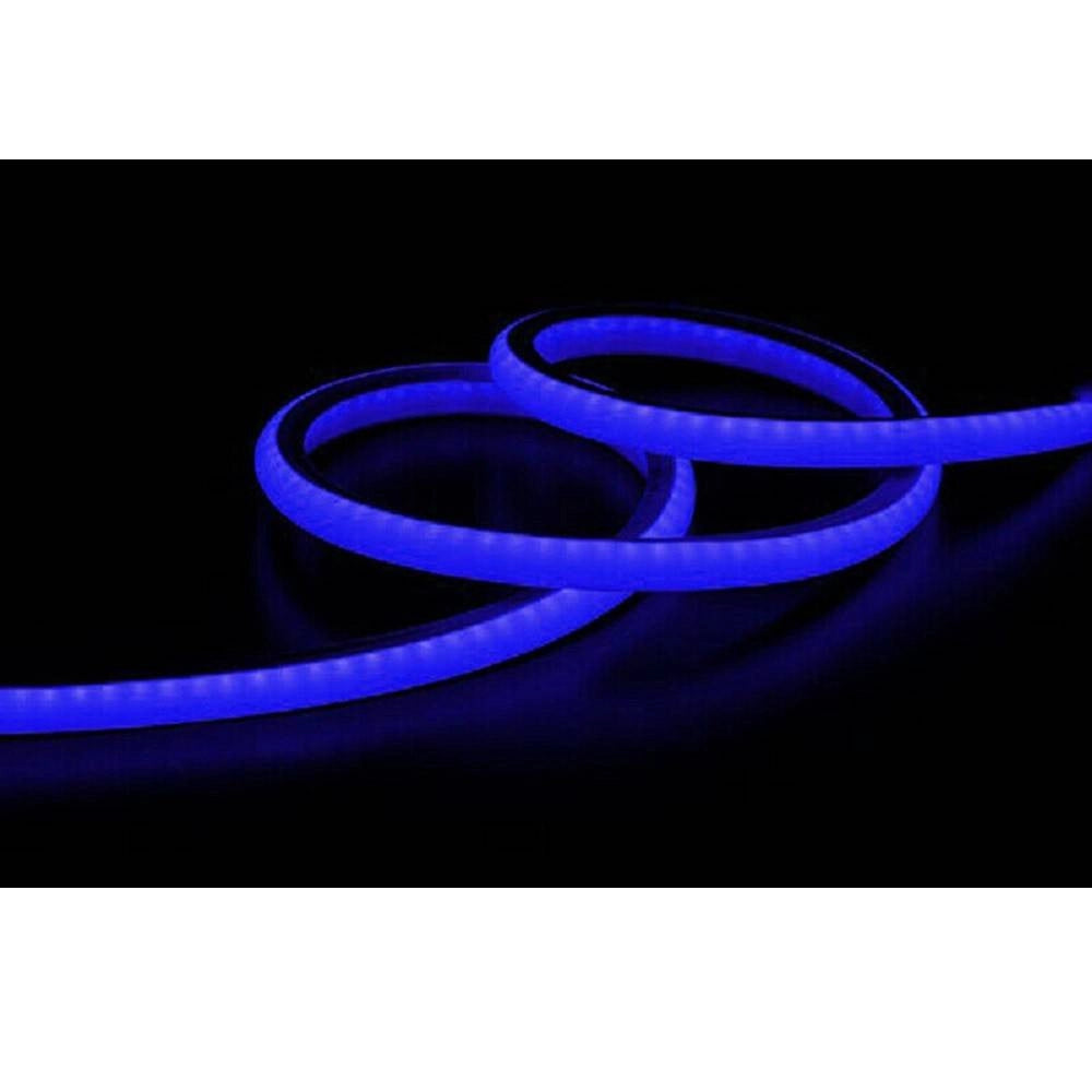 Trade Shop - Strip Led Neon Flessibile Striscia Decorativa 5 Mt Ip65 Vari Toni Di Luce U-12v -